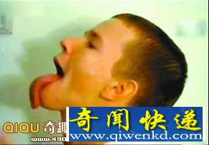 [圖文]美長(zhǎng)舌男舌頭長(zhǎng)達(dá)9厘米 能用舌頭舔眼睛發(fā)短信已拍攝電影