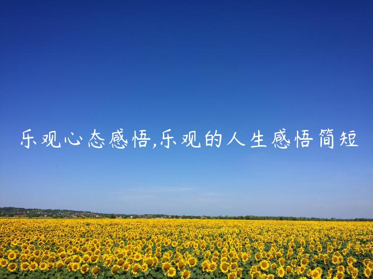 樂(lè)觀心態(tài)感悟,樂(lè)觀的人生感悟簡(jiǎn)短