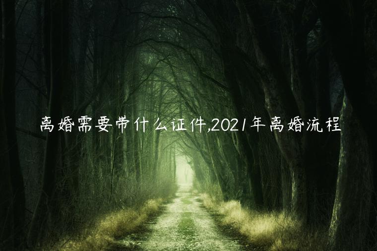 離婚需要帶什么證件,2021年離婚流程