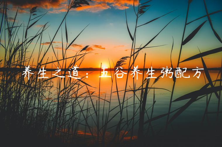 養(yǎng)生之道：五谷養(yǎng)生粥配方