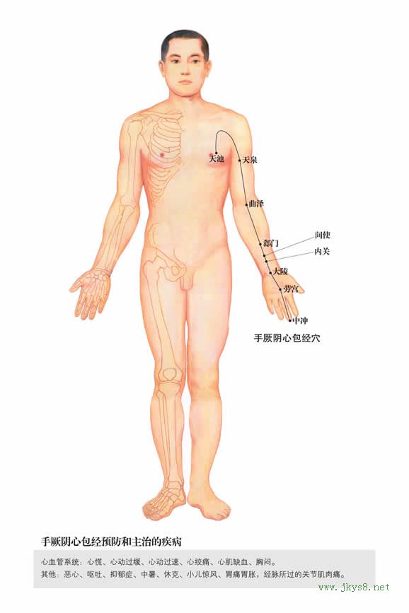 天泉穴：心包經(jīng)(圖文)