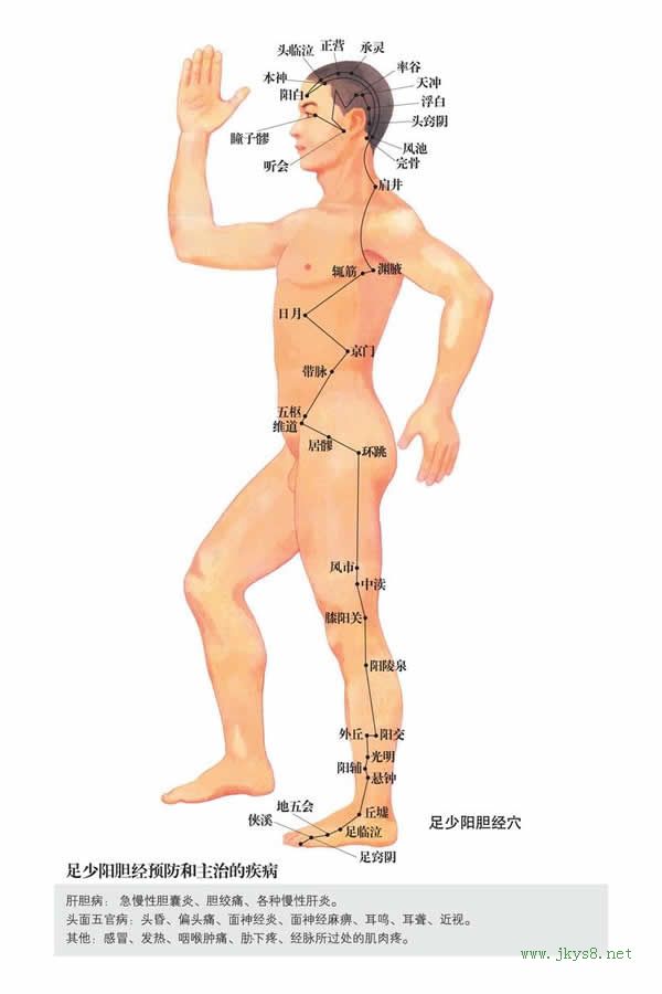 頭臨泣穴：膽經(jīng)(圖文)